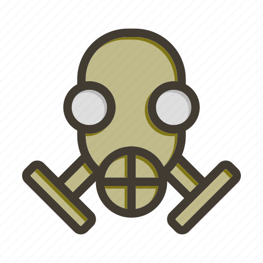 Gas mask, protection, face, gas, mask icon - Download on Iconfinder