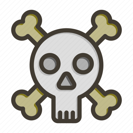 Skull, halloween, skeleton, head, death, scary, horror icon - Download on Iconfinder