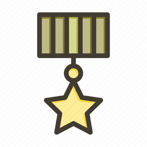 Star medal, award, badge, star, ribbon icon - Download on Iconfinder