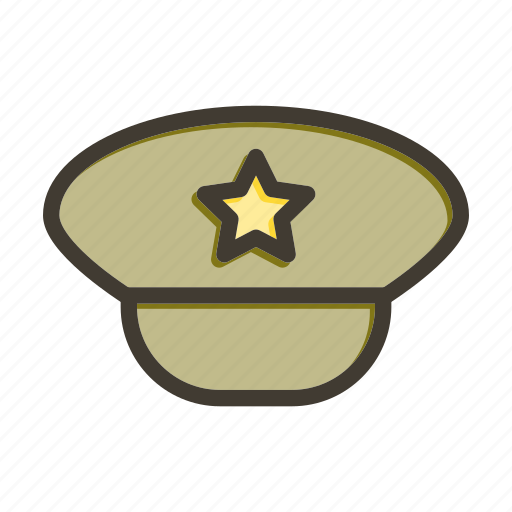 Military hat, armed, army, forces, military icon - Download on Iconfinder