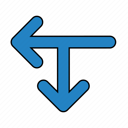 Arrow, arrows, direction, location, navigation, route, way icon - Download on Iconfinder