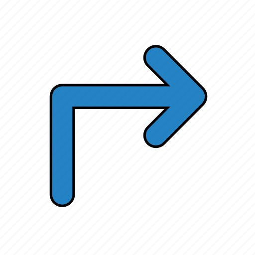 Arrow, arrows, direction, navigation, right, route, way icon - Download on Iconfinder
