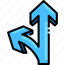 arrow, direction, double, left, navigation