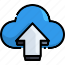 arrow, cloud, computing, navigation, up, upload