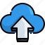 arrow, cloud, computing, navigation, up, upload 