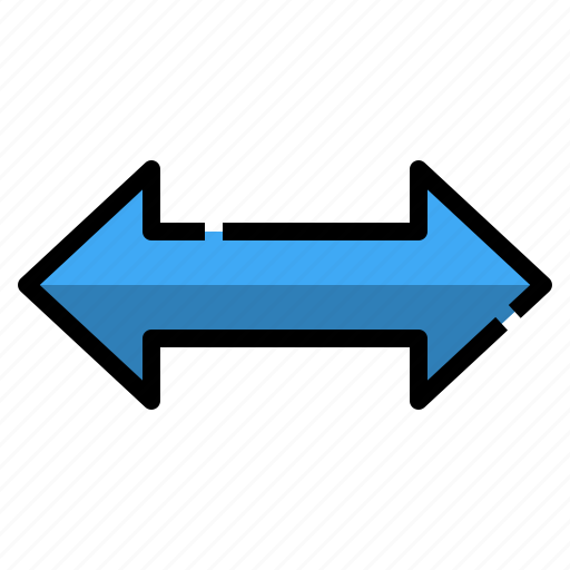 Arrow, direction, double arrow, horizontal, left and right arrow, resize, user interface icon - Download on Iconfinder