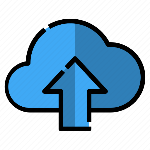 Arrow, cloud upload, hosting, multimedia option, server, storage, user interface icon - Download on Iconfinder