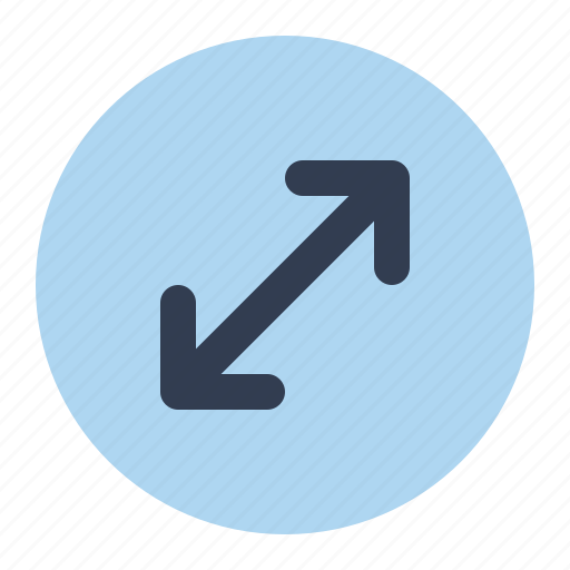 Maximize, expand, fullscreen, arrow, direction, navigation icon - Download on Iconfinder