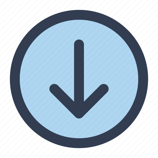 Down, arrow, direction, navigation, arrows icon - Download on Iconfinder