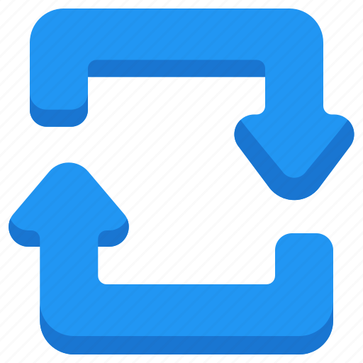 Loop, square, arrow, arrows, direction, ui, user icon - Download on Iconfinder