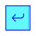 arrow, arrows, direction, left, navigation, previous, square