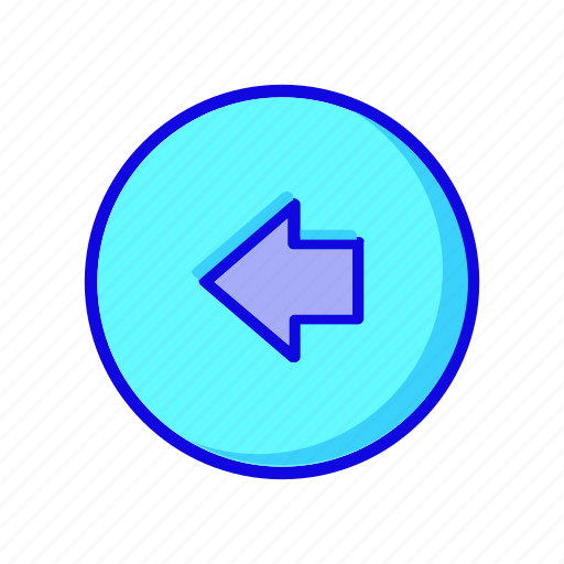 Arrow, arrows, back, circle, left, move, previous icon - Download on Iconfinder
