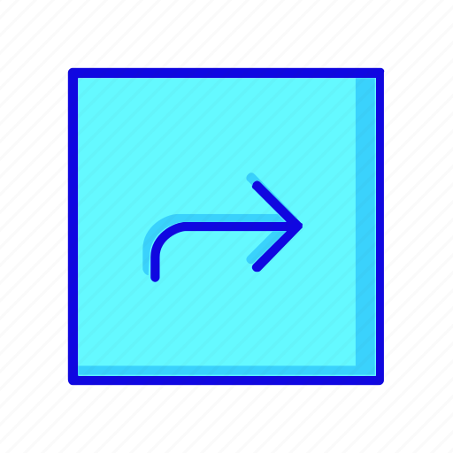 Arrow, arrows, forward, navigation, next, right, square icon - Download on Iconfinder