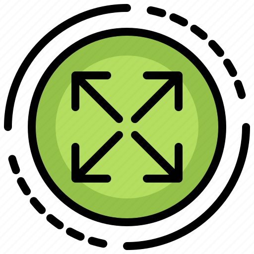 Expand, expanding, arrows, scalable, full, screen icon - Download on Iconfinder