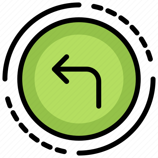 Turn, left, directional, sign, direction, arrows icon - Download on Iconfinder