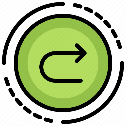 Turn, right, curve, arrows icon - Download on Iconfinder