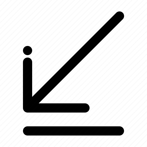 Arrow, corner, down, left icon - Download on Iconfinder