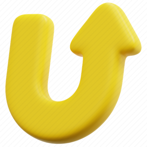 U, turn, return, arrow, arrows, direction, ui icon - Download on Iconfinder