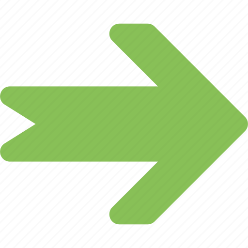 Arrow, directional arrow, navigational, right arrow, road sign icon - Download on Iconfinder