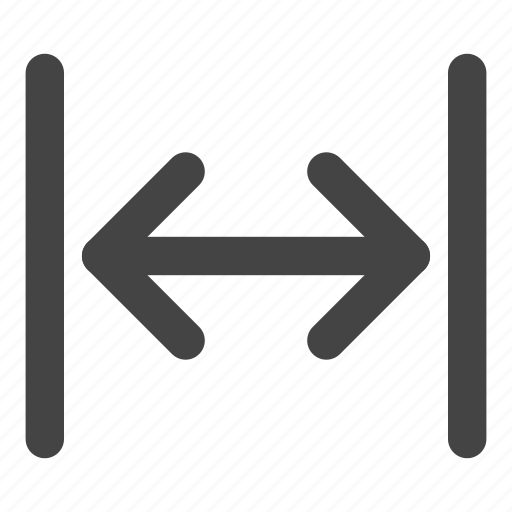 Arrow, arrows, spacing, text icon - Download on Iconfinder