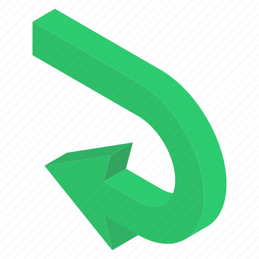 Arrow sign, arrow symbol, bend left, left arrow, pointing arrow icon - Download on Iconfinder