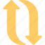 curved arrows, directions, indicator, left to right, pointing arrow 