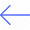 arrow, left 