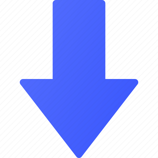 Arrow, down, thick icon - Download on Iconfinder