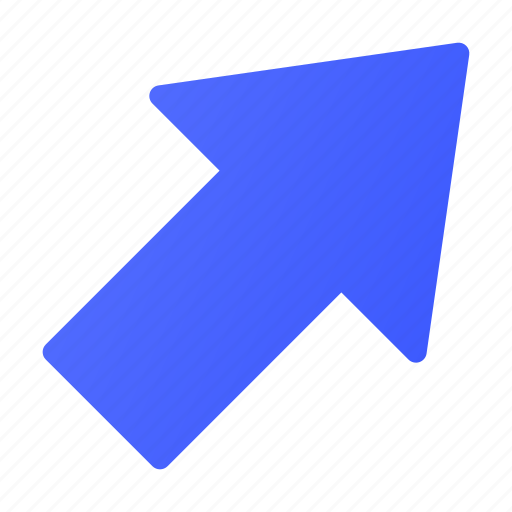 Arrow, right, thick, up icon - Download on Iconfinder