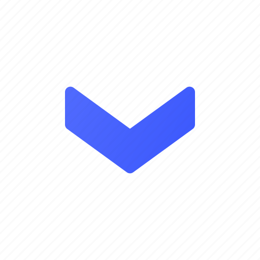 Arrow, chevron, down, small, thick icon - Download on Iconfinder