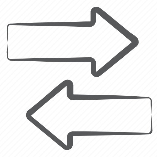 Data transfer, direction arrows, exchange arrows, swipe arrow, transfer arrows icon - Download on Iconfinder