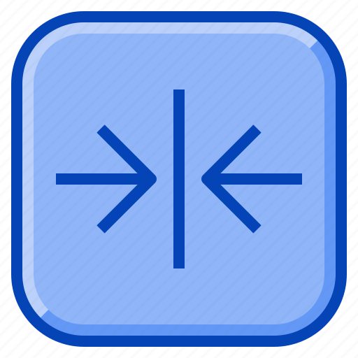 Arrow, decrease, minimize, reduce, resize, shrink, zoom icon - Download on Iconfinder