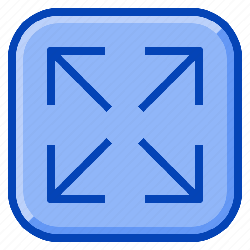 Arrow, direction, enlarge, expand, fullscreen, maximize, zoom icon - Download on Iconfinder