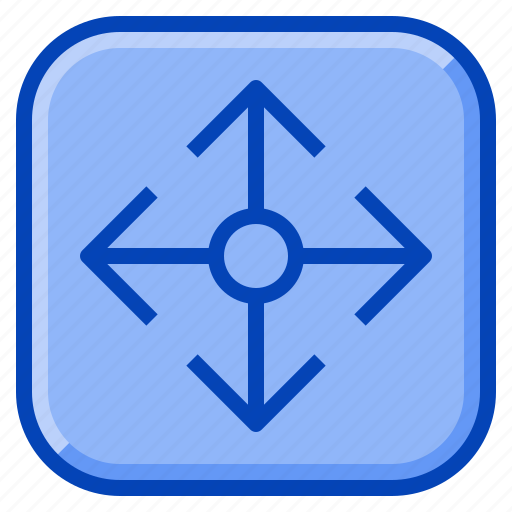 Arrow, direction, down, left, move, right, up icon - Download on Iconfinder