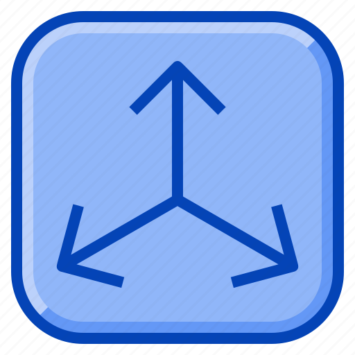 Arrow, arrows, cube, dimension, direction, navigation, three icon - Download on Iconfinder