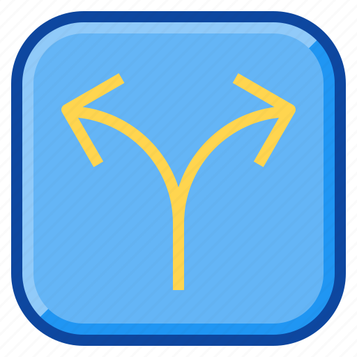 Alternate, apart, arrow, direction, path, split, ways icon - Download on Iconfinder
