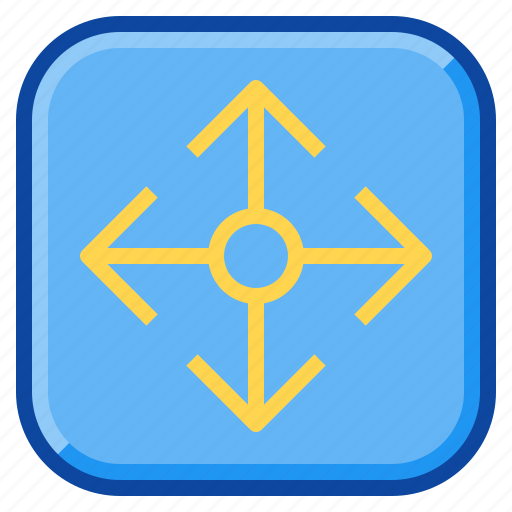 Arrow, direction, down, left, move, right, up icon - Download on Iconfinder