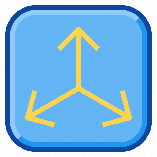 Arrow, arrows, cube, dimension, direction, navigation, three icon - Download on Iconfinder
