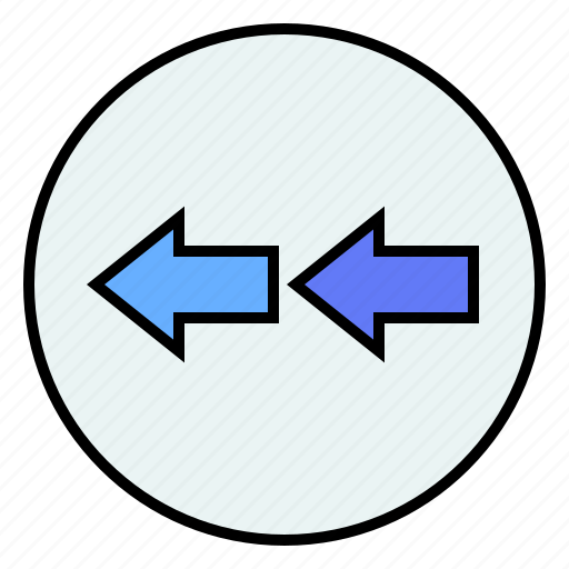 Sign, direction, back, left, arrow icon - Download on Iconfinder