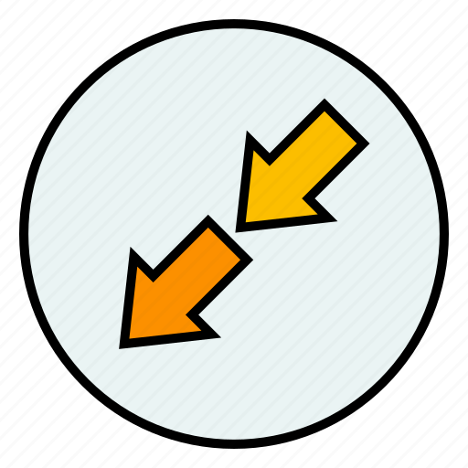 Direction, down, left, two, arrows icon - Download on Iconfinder