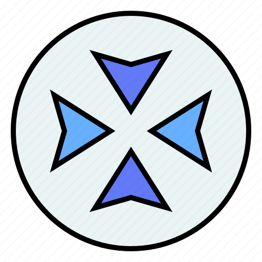 Collapse, out, zoom, arrows icon - Download on Iconfinder