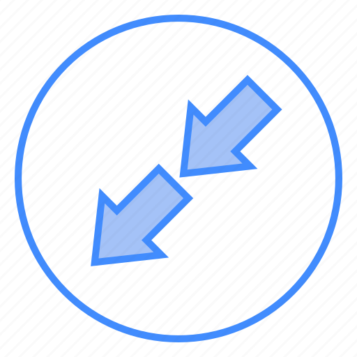 Arrows, two, left, down, direction icon - Download on Iconfinder