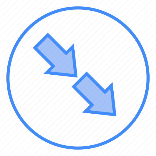 Arrows, interface, down, direction, right icon - Download on Iconfinder