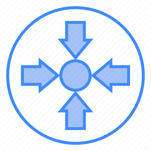 Arrows, target, collect, direction icon - Download on Iconfinder