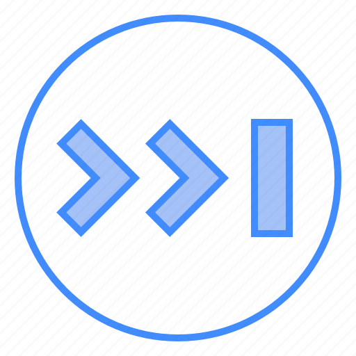 Next, forward, media, step, move icon - Download on Iconfinder