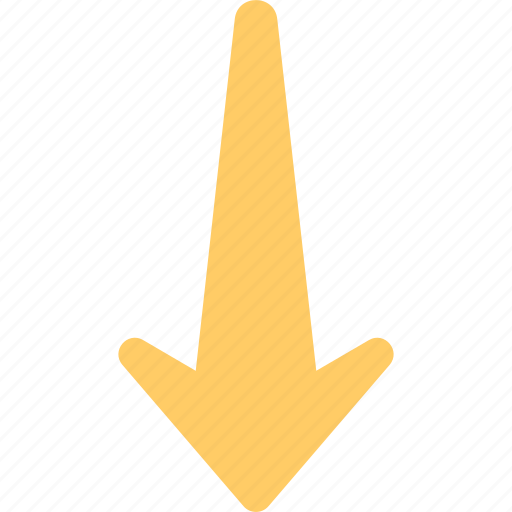 Directional, down, download, downward arrow, road sign icon - Download on Iconfinder