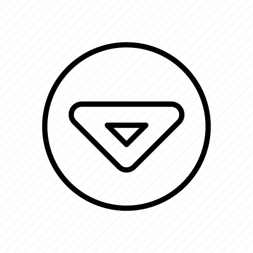 Arrow, drop, circle, down icon - Download on Iconfinder