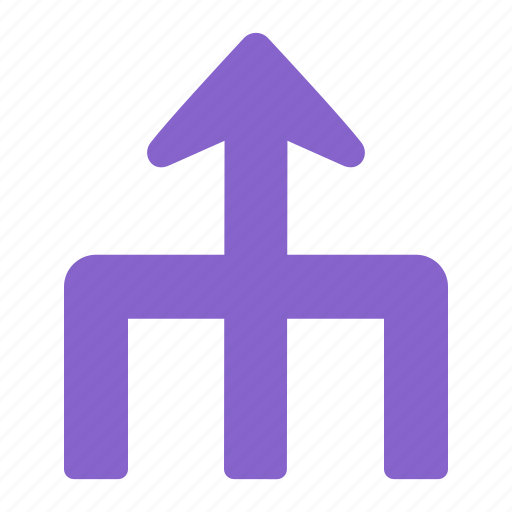 Arrow, indicator, directional, merged icon - Download on Iconfinder