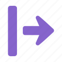 arrow, indicator, directional, open