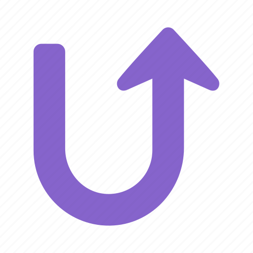 Arrow, indicator, directional, u, turn icon - Download on Iconfinder